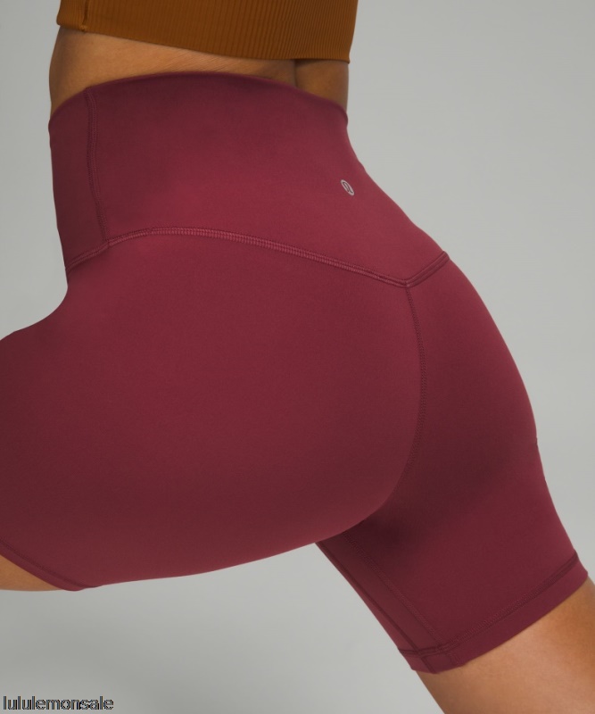 Lululemon Damen DELULU123 | Ausrichten Hochhaus Kurz 6 Glühwein